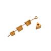 Nova pulseira de venda quente clavícula corrente grampo de cabelo brincos contas DIY cobre jóias acessórios cross-border equilátero Yangtze River Delta contas