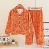 Pijamas Infantiles al por Mayor Primavera y Otoño Trajes Finos para Niños Niñas Cardenal de Caricatura Cardigan de Manga Larga Ropa de Casa