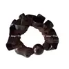 Estilo Francés de Alta Gama Borde de Piel Suave Encaje de Moda Anillo de Intestino Pequeño Moño Bajo Elegante Goma para el Cabello
