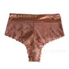 Calcinha Feminina de Renda Francesa Transfronteiriça, Roupa Íntima de Seda Gelada, Forro Respirável Antibacteriano de Algodão, Roupa Íntima Feminina Sem Costura
