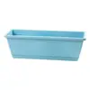 Nuevo macetero Hollen engrosado maceta para flores y verduras de balcón familiar canaleta rectangular para plantar maceta de plástico para perezosos venta al por mayor