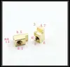 Postes de Cobre para Cableado, Postes de Cableado para Interruptores, Cuadrados de Cobre, Postes de Cableado para Placas de Circuito Impreso, Pines en Forma de Herradura, Cuadrados de Cobre Niquelado