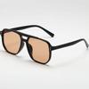 Gafas de sol de doble haz con montura grande, nuevas gafas de sol para hombre, montura moderna, gafas de conductor, gafas de sol anti-ultravioleta para mujer