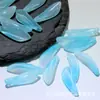 Venta de Liquidación Pétalos de Flor de Vidrio Pétalos de Flor de Margarita Africana Jade de Imitación 9X26 Accesorios para Pasador Estilo Antiguo DIY E5