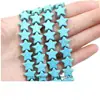 Contas Redondas de Turquesa Sintética Contas Retas Contas Soltas Contas Acessórios DIY Material Pulseira Colar Pingente Acessórios de Joia