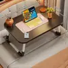 Mesita de noche, mesa plegable, escritorio para estudiantes, escritorio de dormitorio, soporte para portátil, escritorio de oficina, escritorio para perezosos