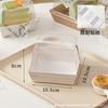 Caja de Embalaje para Pastel Cortado de 3 Pulgadas 4 Pulgadas Lasagna Postre Tiramisu Spak Pastel Calentador Caja de Embalaje