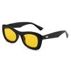 2024 Novos Óculos de Sol Femininos Anti-UV Óculos UV Oval Trendy Internet Celebridade Rosto Pequeno Óculos de Sol Retro