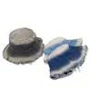 Sombrero de Pescador de Mezclilla Retro Japonés para Niños de Verano Cabeza Grande Sombrero de Cubo Wai Sombrilla Vieja Protección Solar Cara Mostrando Sombrero Pequeño