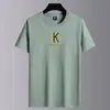 Camiseta Masculina de Manga Curta Verão Branca Meia Manga Roupas Camiseta Masculina Lisa Top Camisa Básica