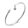Duas Vidas de Alegria Pulseira de Prata Pura 999 Prata de Lei Pulseira de Vagem de Lótus Nicho da Ins Presente de Aniversário para Namorada