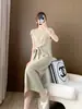 Vestido Plissado Design Feminino Primavera e Verão 2024 Novo Cadarço Cobertura de Carne Saia Emagrecedora Vestido Longo Brilhante de Alta Qualidade