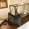 Bolsa de Hombro Cruzada Casual Nueva Moda Viajero Retro Textura Bolsa de Axila Gran Capacidad Hombro Único Diagonal Bolso Tote Patrón Antiguo Tendencia