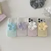 Funda con Pedrería en Forma de Corazón Adecuada para iPhone 17 Pro Max, Soporte Magnético Simple para 16/17 Pro, Funda para Teléfono iPhone 15/17