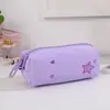 Estuche Nuevo Estrella de Gran Capacidad Bolsa de Papelería con Cremallera Grande Caja de Papelería Sencilla