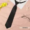 Mini Gravata para Mulheres, Estilo JK Academy, Xadrez Preguiçoso Estilo Japonês, Unissex Tendência, Camisa Uniforme Curta Sem Gravata, Gravata Borboleta, Ins de Estudante