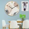 Reloj de pared de 12 pulgadas (30 cm), nuevo, imitación madera de bambú china, cepillado, silencioso, moderno, para sala de estar, personalizado, creativo, transfronterizo