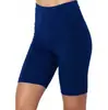 Mallas de Ciclismo de Cinco Puntos Transfronterizas Engrosadas, Pantalones Deportivos Ajustados de Seda de Leche Cepillada Anti-Exposición para Yoga y Running, Talla Grande