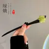 Pente de franja floral estilo antigo para mulheres, novo pente moderno estilo chinês para coques, pente simples Hanfu cheongsam, acessório de cabelo, ornamento de cabelo