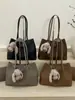 Bolso Retro Relajado de Gran Capacidad para Mujer 2025 Otoño e Invierno Nuevo Bolso de Hombro para el Trabajo Bolso Tote Casual de Mano