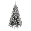 Ornamentos de Árvore de Natal com Neve Simulada em PVC Branco para Cena de Neve Decoração Externa de Hotel de Natal Transfronteiriça