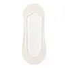 Calcetines Invisibles de Seda Helada para Mujer, de Corte Bajo, con Suela de Algodón Puro, Absorbentes de Sudor, Resistentes al Olor, Tipo Barco, con Talón Antideslizante de Silicona para Verano