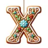 Pendente de Natal Acrílico Plano Desenho Animado Letras Novo Estilo Transfronteiriço