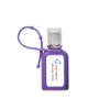 Fabricante Personalizado 30ml Portátil Gel Desinfectante de Silicona Alcohol al 75% Limpieza Secado Rápido Sin Enjuague Desinfectante de Manos Antibacteriano