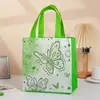 Bestseller transfronteiriço: Bolsa tote pequena da série borboleta pintada, mini bolsa requintada, bolsa de presente, pode ser impressa com logotipo