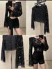 Suéter Único de Ganchillo Hueco Estilo Francés para Mujer, Nuevo Abrigo Bordado Delgado de Principios de Otoño, Blusa Top Chic y Única
