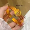 Joia de Liga de Cobre, Cor Esmaltada Paisagem de Mil Milhas Sutra do Coração Pulseira Aberta para Mulheres, Pulseira com Design de Nicho