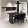 Mesa de Jantar Moderna Simples de Ardósia Preta e Combinação de Cadeiras para Casa Apartamento Pequeno Luxo Leve Mesa de Jantar Retangular Italiana