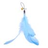 Popular Transfronterizo Color Macarrón Suave Grande Flotante Cabezal de Repuesto Pluma de Gato Divertida Cabezal de Plumas de Pollo Cable de Acero Cabezal de Repuesto de Caña Telescópica