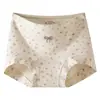 Pantaloncillos tipo bóxer de algodón puro para mujer, estilo nuevo, 100% algodón, con refuerzo antibacteriano, cobertura total, talla grande, cómodos para niñas jóvenes y estudiantes
