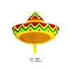 Forma de caricatura piñata de aguacate decoración de ambiente para fiesta de cumpleaños de carnaval mexicano globo de película de aluminio