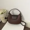 Bolso Pequeño Ins de Verano para Mujer 2025 Nueva Moda Bolso Cruzado Sencillo para el Trabajo y el Trayecto Diario Bolso Cuadrado Pequeño Suave para Debajo del Brazo