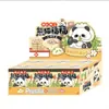 Panda Despreocupado Fufu Caixa Surpresa Multifuncional Ornamento Fofo de Resina Decoração de Mesa para Casa Artesanato Escritório