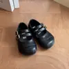 Zapatos Pequeños de Piel para Niñas 2026 Otoño Zapatos Mary Jane para Bebé Niña Zapatos de Una Sola Hebilla Bajos Zapatos de Princesa Elegantes para Niña con Velcro