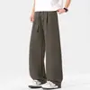 Roupas Masculinas Xintang 2026 Primavera Novo Estilo Americano Solto de Perna Larga Plissado Casual de Perna Reta Calças