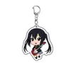 ¡K-On! Manga Hirasawa Yui Tainaka Ritsu Kotobuki Llavero Acrílico Merchandising de Anime Transfronterizo
