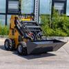 Fábrica Haituo Mini Carregadeira de Pneus Pequena Ht430 Três Bombas Três Válvulas Mini Carregadeira de Pneus Multi-Ferramenta