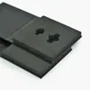 Caja de Papel para Empaque de Memoria USB de Música para Coche, Caja Negra con Tapa Abatible y Bandeja Interior de Eva, Caja de Regalo para Memoria USB Digital Universal en Stock