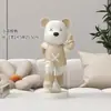 Oso Violento Celebridad de Internet Adorno para Sala de Estar Juego Completo Decoración Gabinete de Vino Gabinete de TV Gabinete de Oficina Tamaño Pequeño Gama Alta