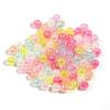 Acrílico Macaron Cor Chapeado Dupla Cor Rachada Sereia Beads diy Beads Jóias Acessórios Redondos Beads Atacado