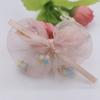 Accesorios para niños lazo de tela de malla anudado a mano accesorios para el cabello banda para el cabello zapatos calcetines accesorios decoración