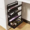 Nuevo modelo de estante de almacenamiento para gabinete frontal de espejo de baño, adecuado para rizadores, peines alisadores, secadores de pelo y planchas eléctricas