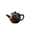 Tetera Hanwa de Cerámica Morada de Gran Capacidad para Mineral Crudo con Filtro de Agujero de Bola, Tetera Fengming para Uso Doméstico, Juego de Té Kung Fu B1