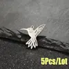 5 Piezas/Paquete de Nuevo Acero Inoxidable de Comercio Exterior Cortado Personalizado Colgantes de Pico de Águila Pájaro Accesorios para Joyería DIY Pendientes Pulsera