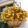 Flores y Plantas Artificiales de Otoño Amazon Transfronterizo Eucalipto Otoñal Margaritas Decoraciones de Acción de Gracias para el Hogar Decoración del Hogar