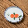 Posavasos de cerámica pintado a mano, creativo portavasos de porcelana blanca dulce, juego de té aislado, juego de té Kung Fu para el hogar, accesorios para la ceremonia del té
